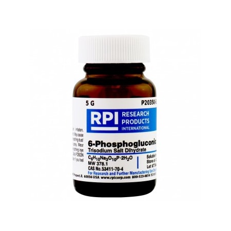 Rpi 6-Phosphogluconic Acid Trisodium Salt Dihydrate, 5 G P20350-5.0